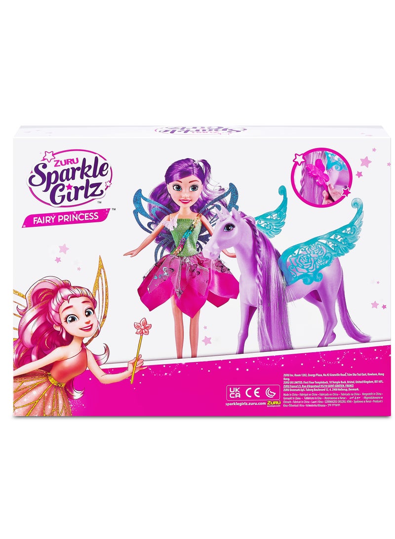 SPARKLE GIRLZ-DOLLS PLAYSET-DOLLS & HORSE-10.5