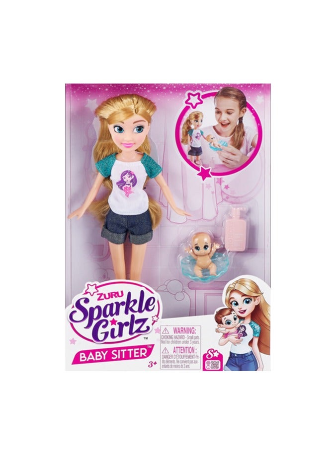 Zuru Sparkle Girlz-Dolls Playset-Dolls - Babysitter Set