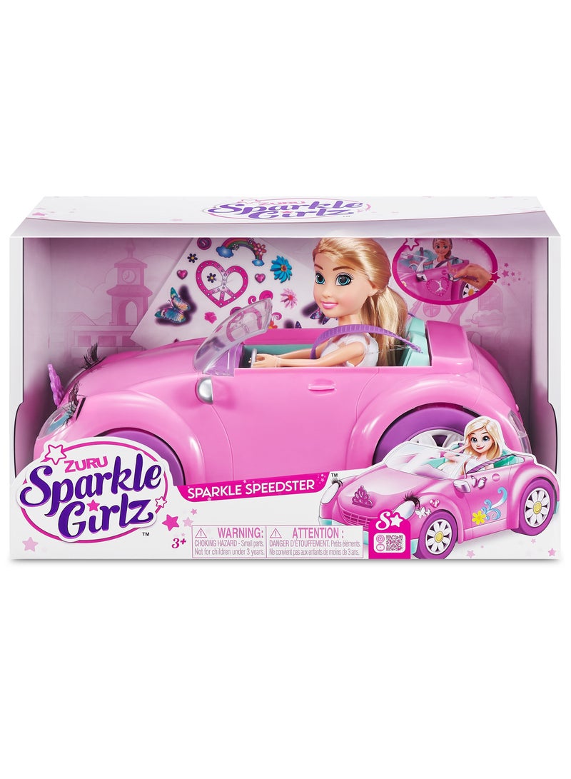 SPARKLE GIRLZ-DOLLS PLAYSET-DOLLS & VEHICLES -10.5