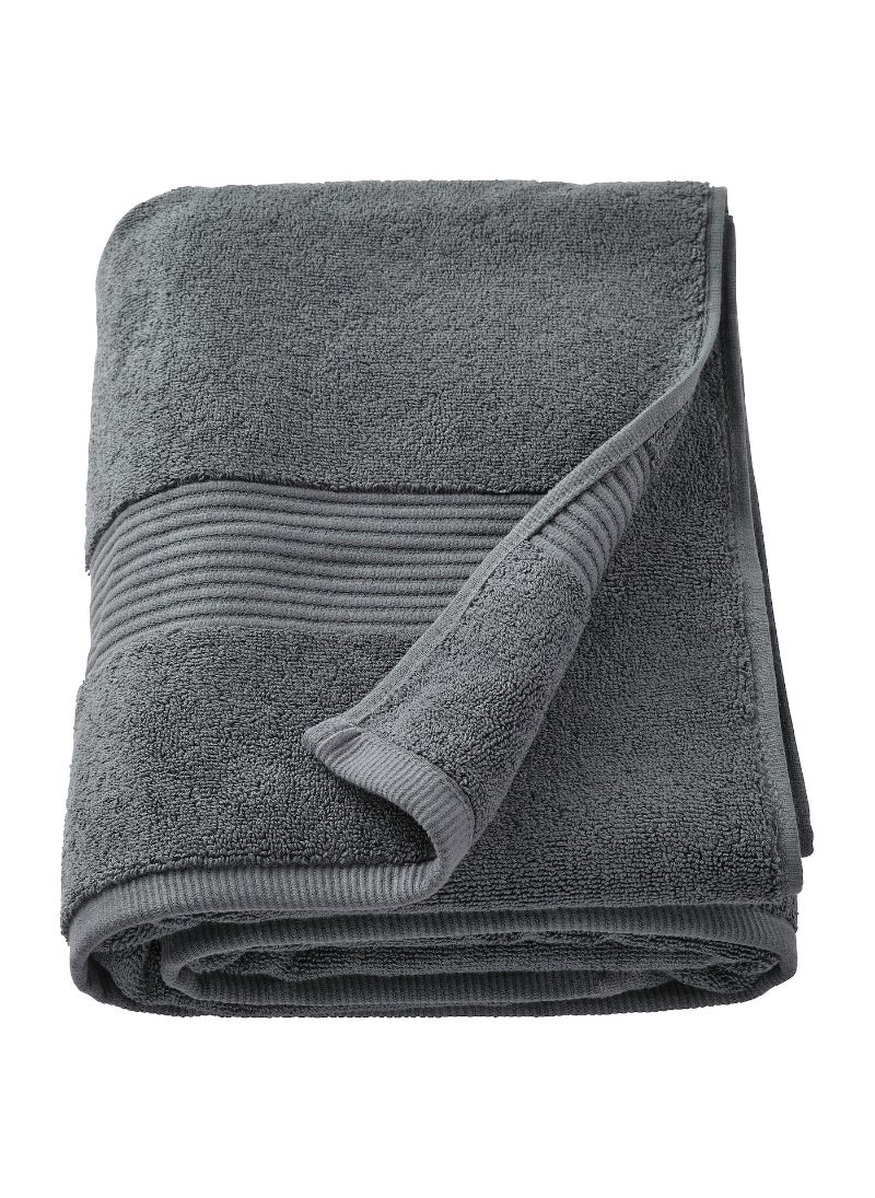 Bath Sheet, Dark Grey Soft and Absorbent Towel for Bathrooms, Spa, and Gym