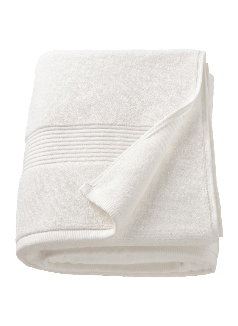 Bath Sheet, White Soft and Absorbent Towel for Bathrooms, Spa, and Gym