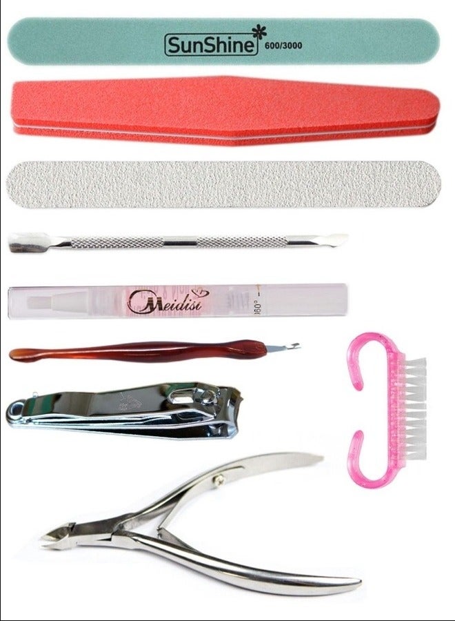 9-Piece Nail Care Manicure Tool Kit