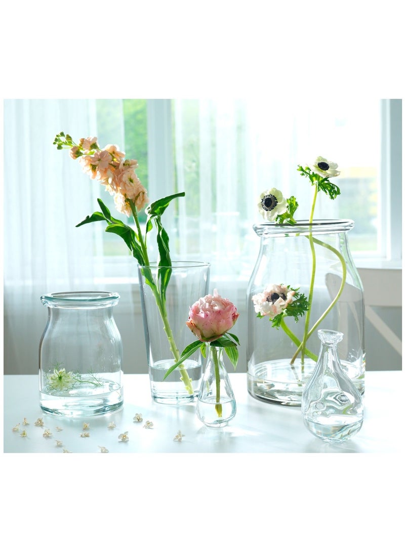 Vase Clear Glass 29 Cm