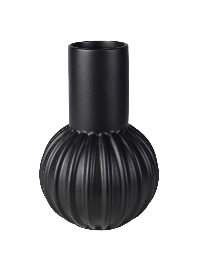 Flower Vase, Black, 27 Cm