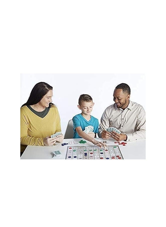 Board GAME Multi Color Board Game for Family.8021 Multi Player Board GAME - Sequence - Multi Color Board Game for Family