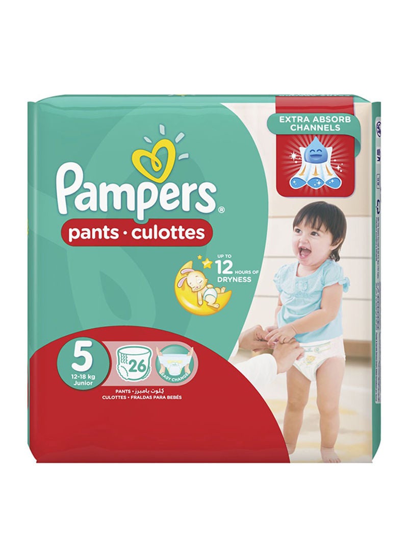 Pants Diaper with lotion and Olive Oil Size 5, 26 diapers, 12-18kg