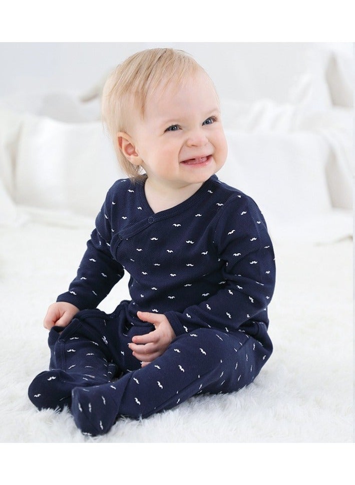 Infant And Toddler One-Piece Long-Sleeved Crawling Suit 3-Piece Set