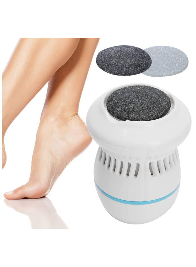 USB Rechargeable Electric Callus Remover - Portable Foot Grinder with Vacuum Adsorption, Pedicure Tools for Removing Hard Skin, Calluses, Cracked, Dry, Dead Skin - High-Powered Foot File