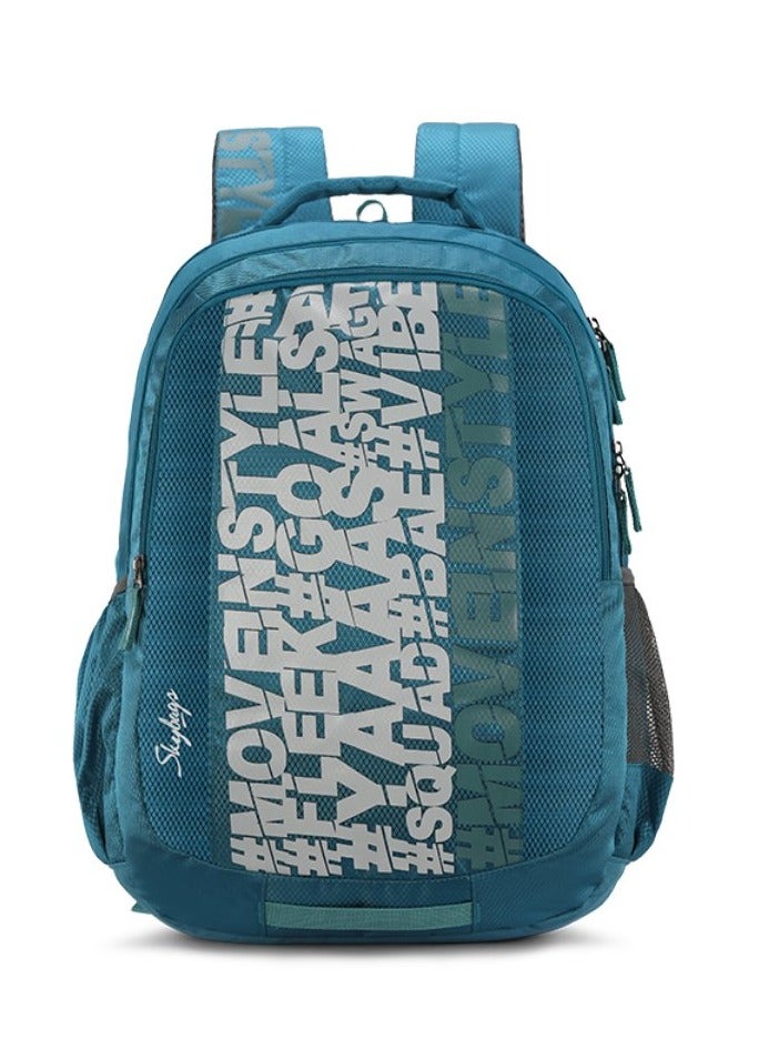 Skybags 22 Litres Riddle Sea Green 46 Cms Casual Backpack With Raincover