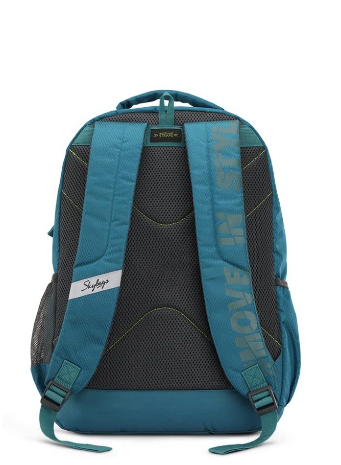 Skybags 22 Litres Riddle Sea Green 46 Cms Casual Backpack With Raincover