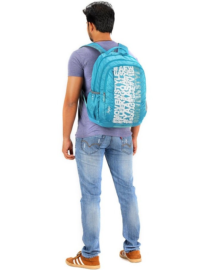 Skybags 22 Litres Riddle Sea Green 46 Cms Casual Backpack With Raincover