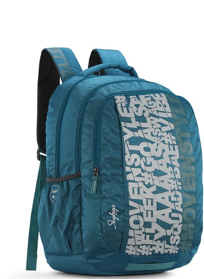 Skybags 22 Litres Riddle Sea Green 46 Cms Casual Backpack With Raincover