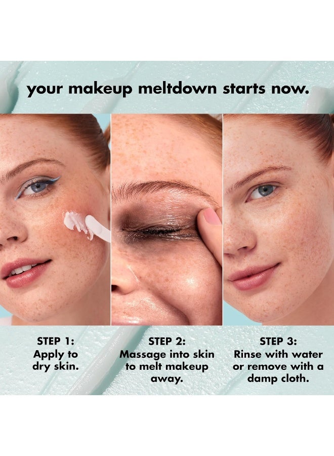 Holy Hydration! Makeup Melting Cleansing Balm, Face Cleanser & Makeup Remover, Infused With Hyaluronic Acid To Hydrate Skin, 2 Oz