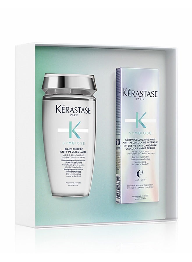 Symbiose - Anti-Dandruff Haircare Night Duo for Sensitive and Oily Scalps - Limited Edition gift set