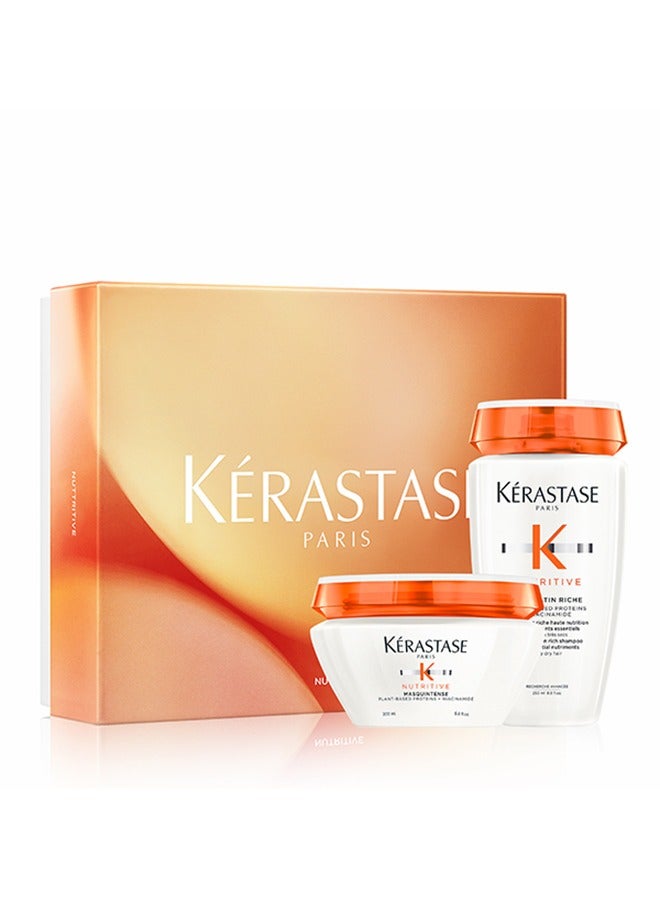 Nutritive - Hydrating Haircare Coffret for Very Dry Thin Hair - Limited Edition gift set