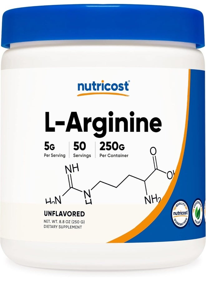 Pure L-Arginine Powder (250G, 5000Mg Per Serving, 50 Servings)