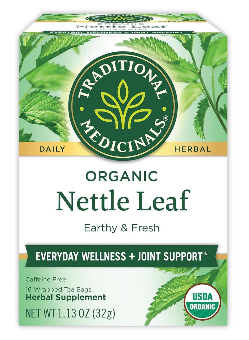 Pack Of 16 Organic Nettle Leaf Herbal Tea Bag 32g