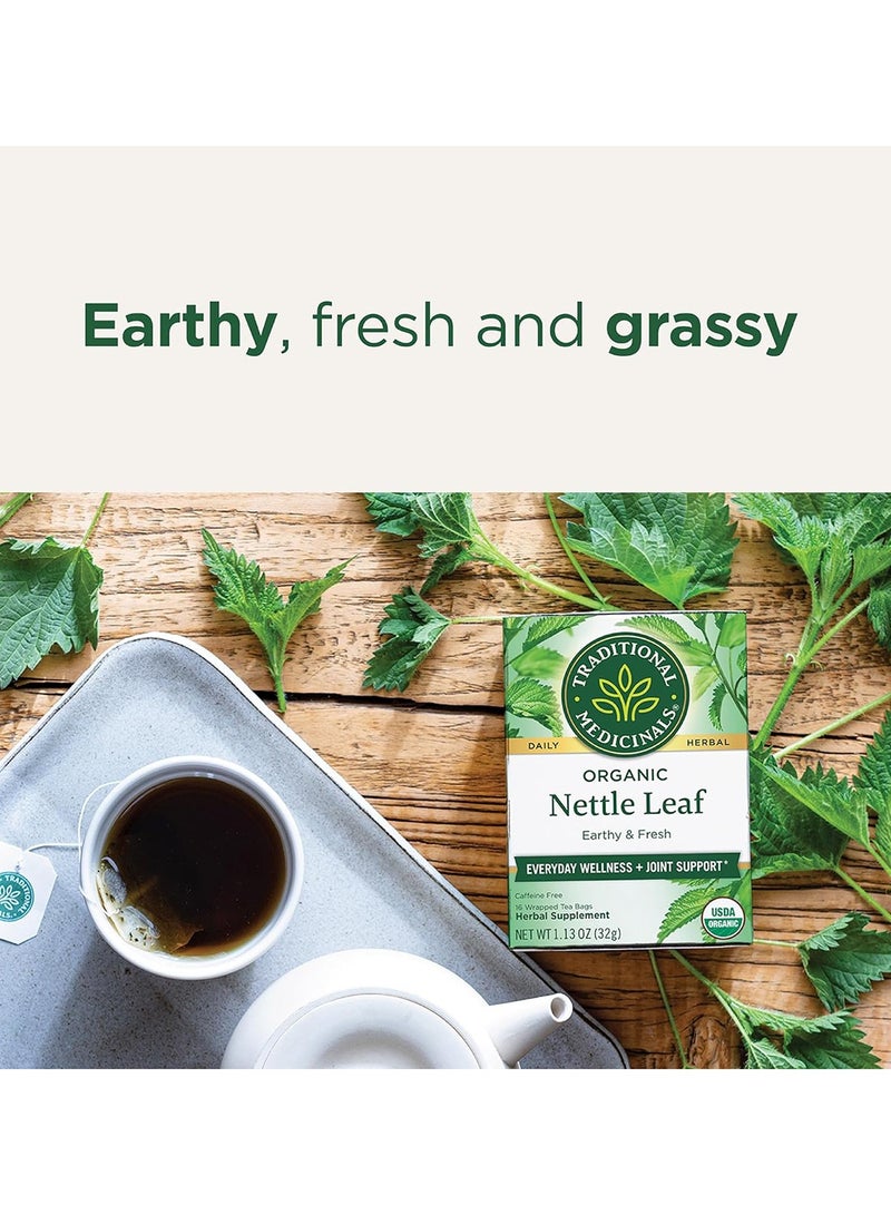 Pack Of 16 Organic Nettle Leaf Herbal Tea Bag 32g
