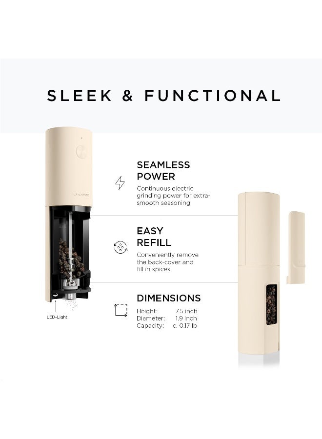 Lars Nysøm  Electric Salt And Pepper Grinder Set