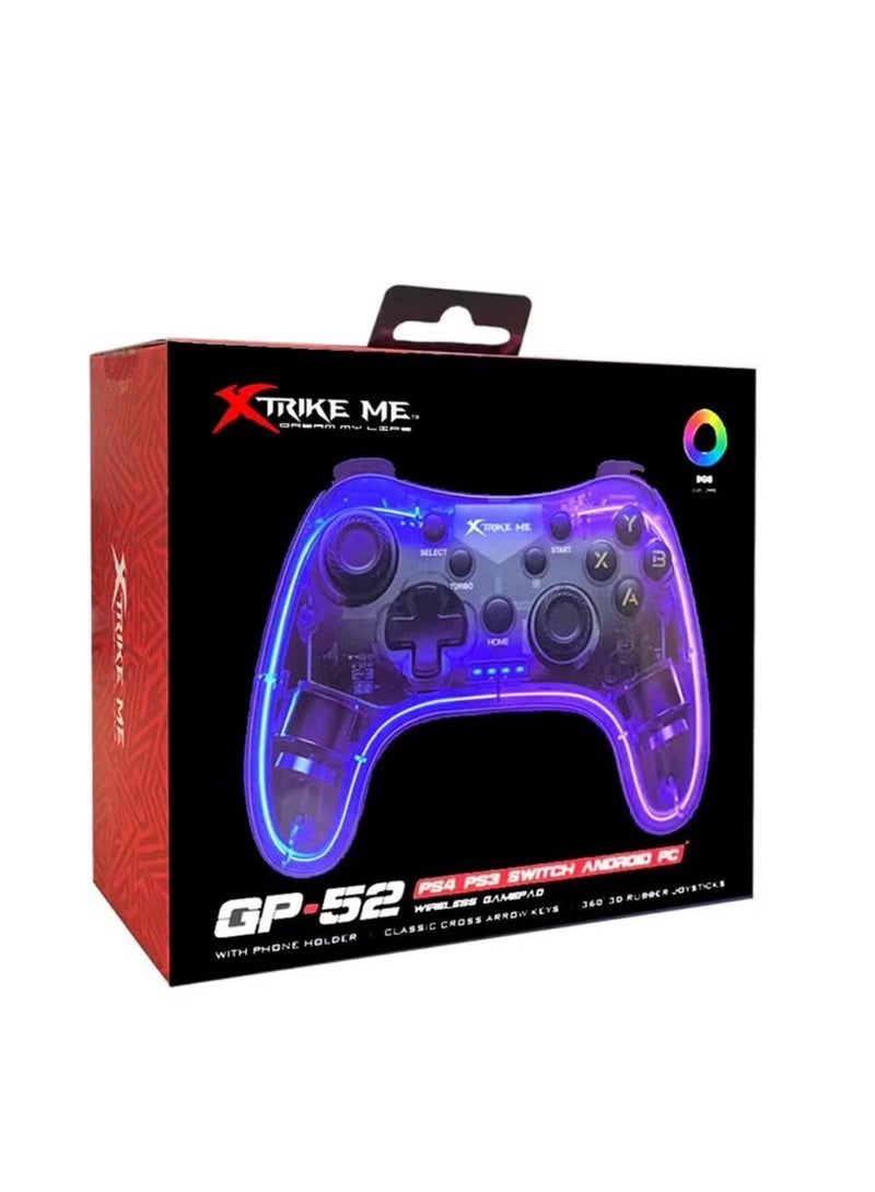 Transparent Gaming Controller Gamepad for iOS and Android