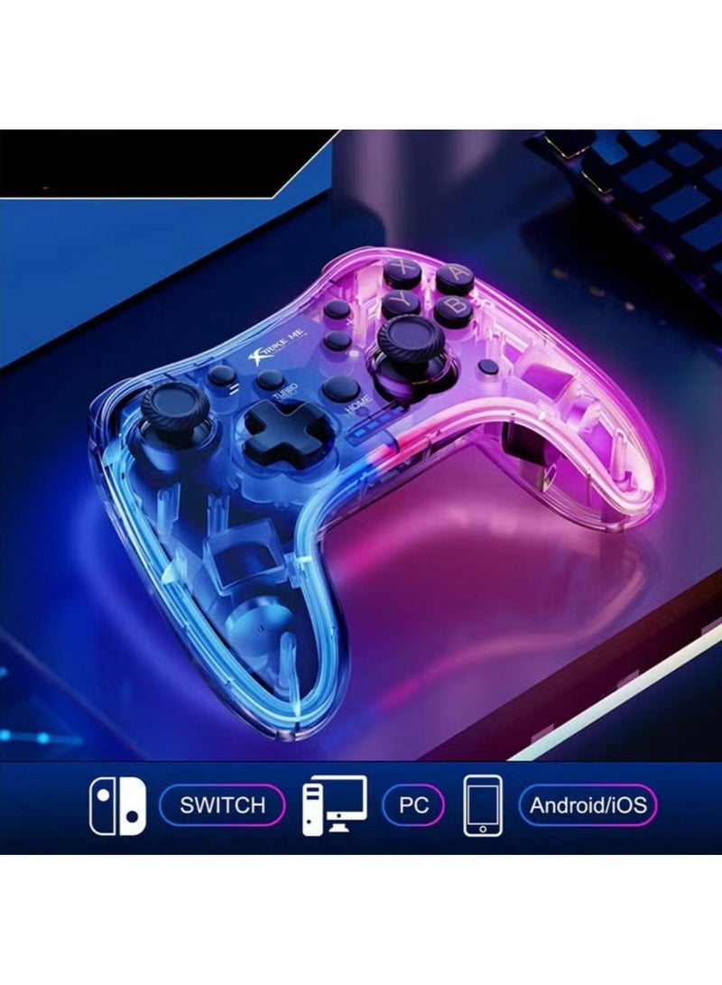 Transparent Gaming Controller Gamepad for iOS and Android