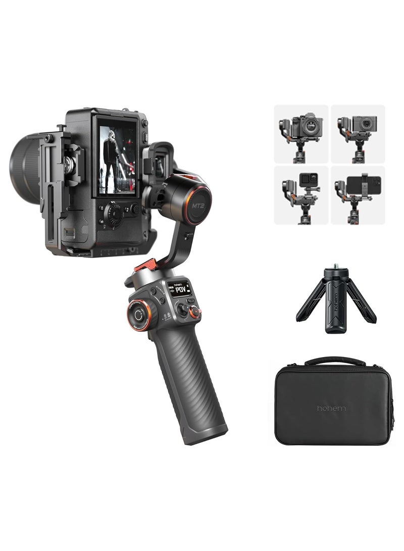 hohem iSteady MT2 Gimbal Stabilizer for Camera, 4 in 1 3-Axis Gimbal