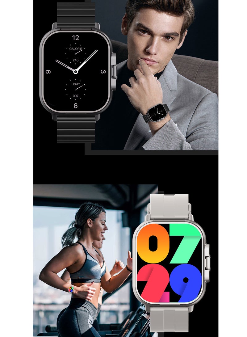 New Earphones 2-in-1 Smart Watch, Sports Fitness Tracker, Multifunctional Fashionable Silicone Strap Smart Watch