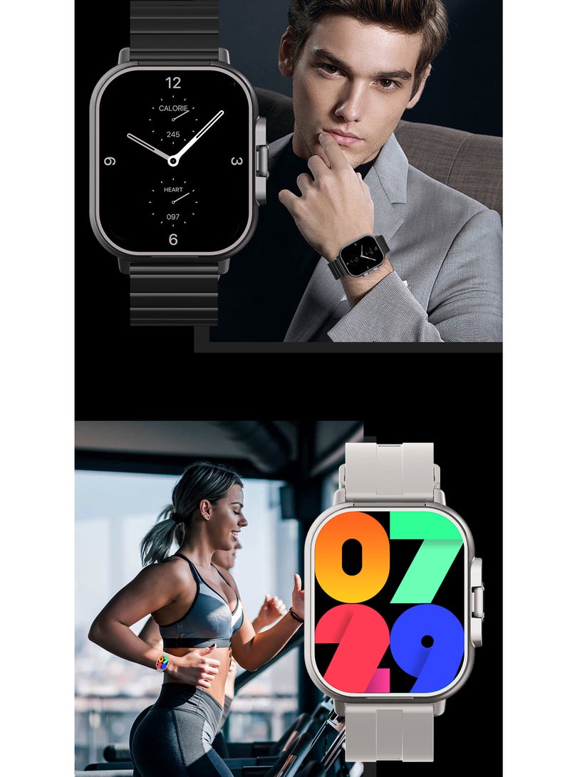 New Earphones 2-in-1 Smart Watch, Sports Fitness Tracker, Multifunctional Fashionable Silicone Strap Smart Watch