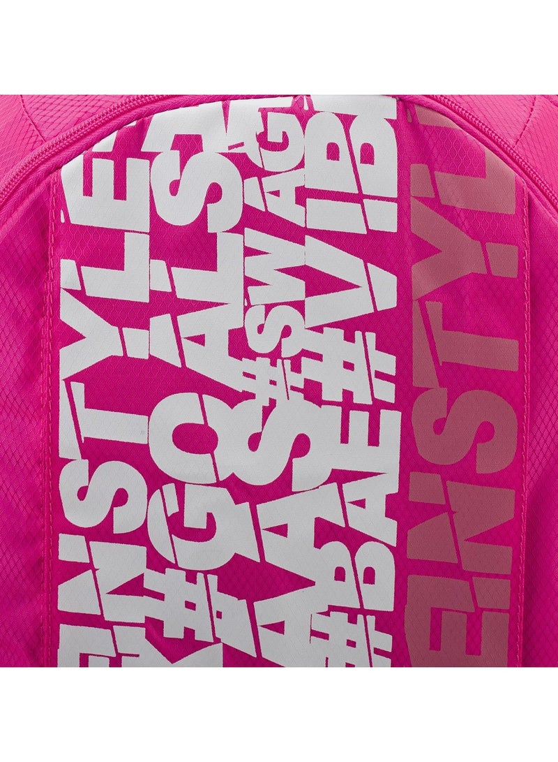 Skybags Riddle Pink 46 Cms Casual Standard Backpack With Raincover