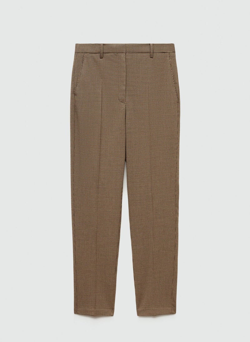 Mid-Rise Skinny Trousers