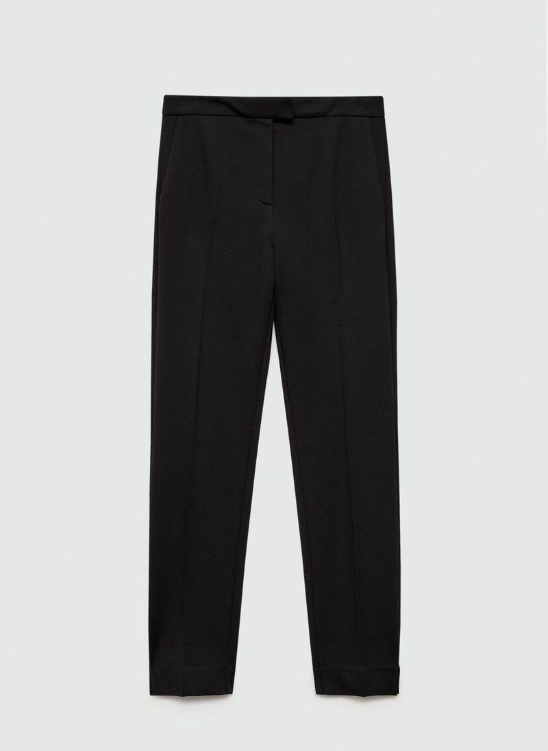 Mid-Rise Skinny Trousers