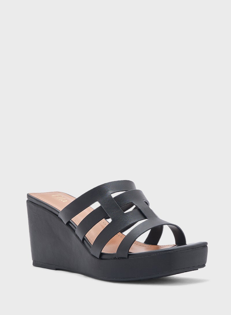 Strappy Wedge Sandal