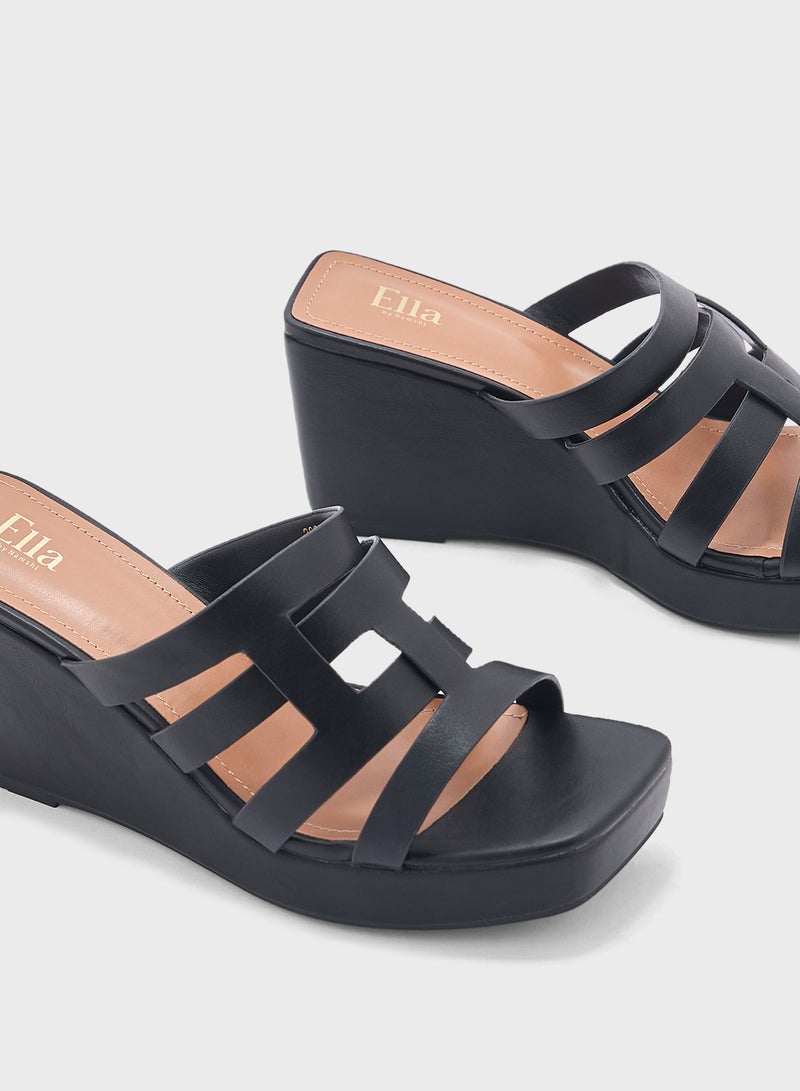 Strappy Wedge Sandal