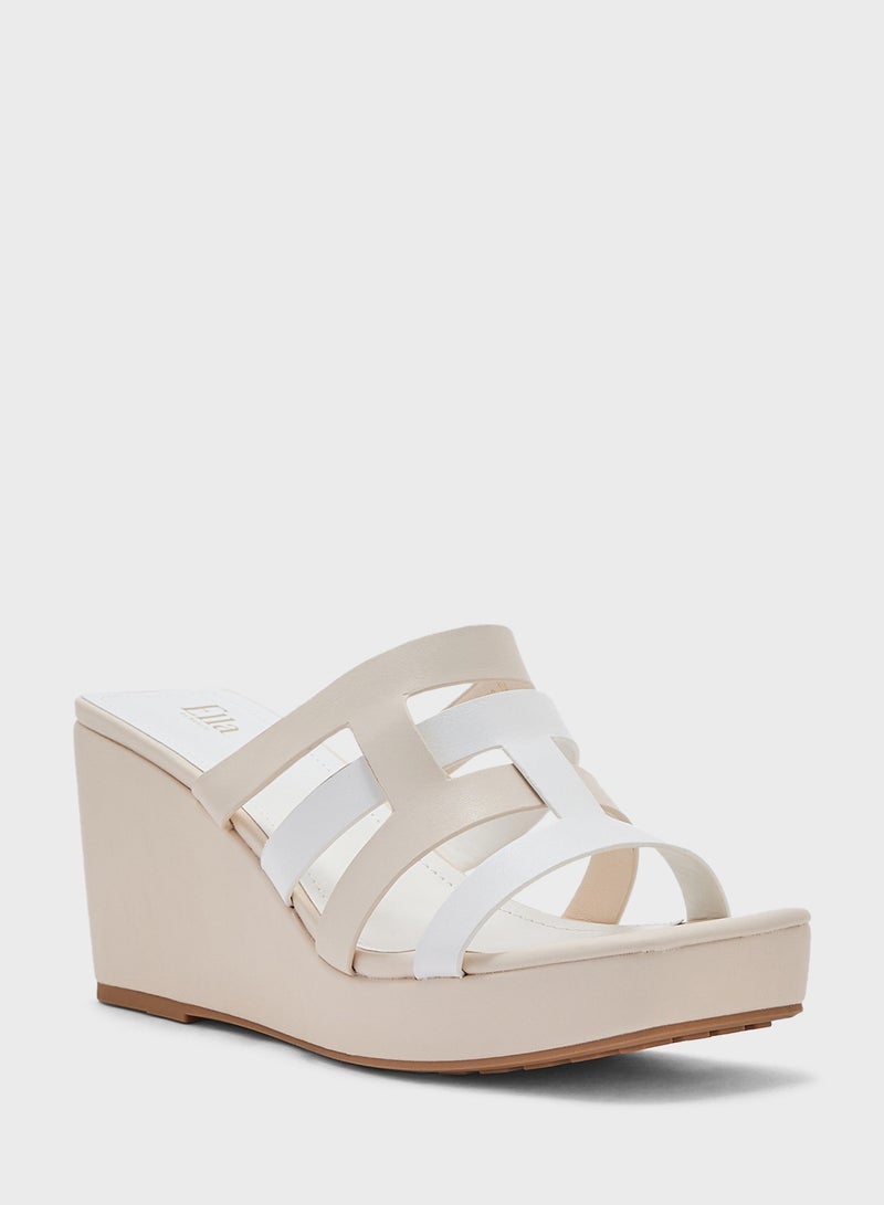 Strappy Wedge Sandal