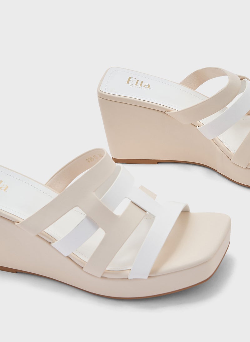 Strappy Wedge Sandal