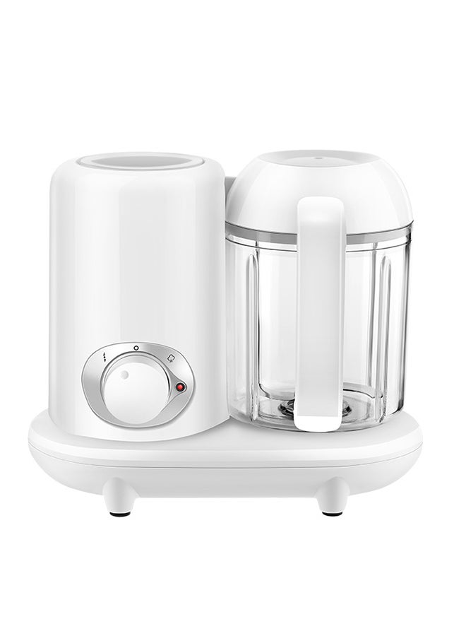 Baby Food Processor With Steamer, White