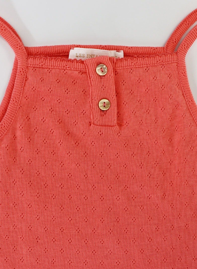 Les Enfantines PHQ TNK Top/ Pink Coral