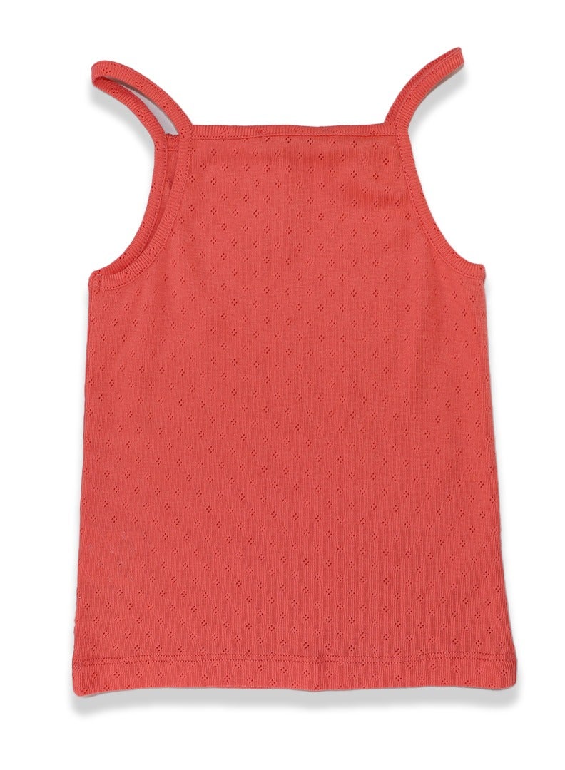 Les Enfantines PHQ TNK Top/ Pink Coral