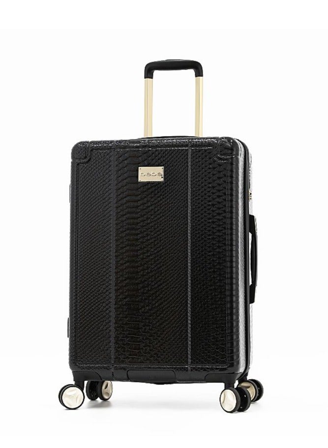 MARTA Hardside Luggage on Wheels for Unisex | Ultra Lightweight ABS on with Spinner Wheels 4 Color Black/Gold