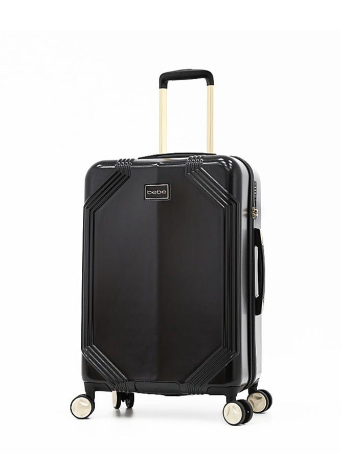 EUGENIA Hardside Luggage on Wheels for Unisex | Ultra Lightweight ABS on with Spinner Wheels 4 Color Black/Gold