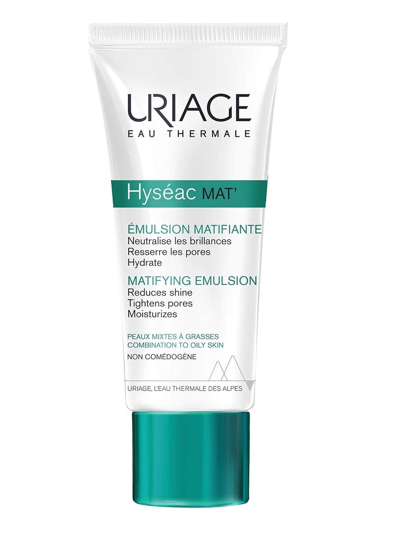 Hyseac Mat' Mattifying Emulsion 40Ml