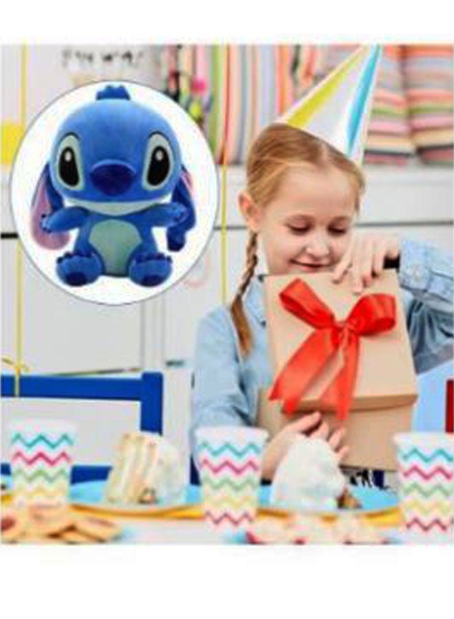 Stuffed & Plush Animals - 12 in Big Kawaii Stitch Plush Doll Toys Lilo and Stitch Stich Plush Toy for Children Cartoon Plush Pillow Kid Birthday Gift (Blue 12 in)