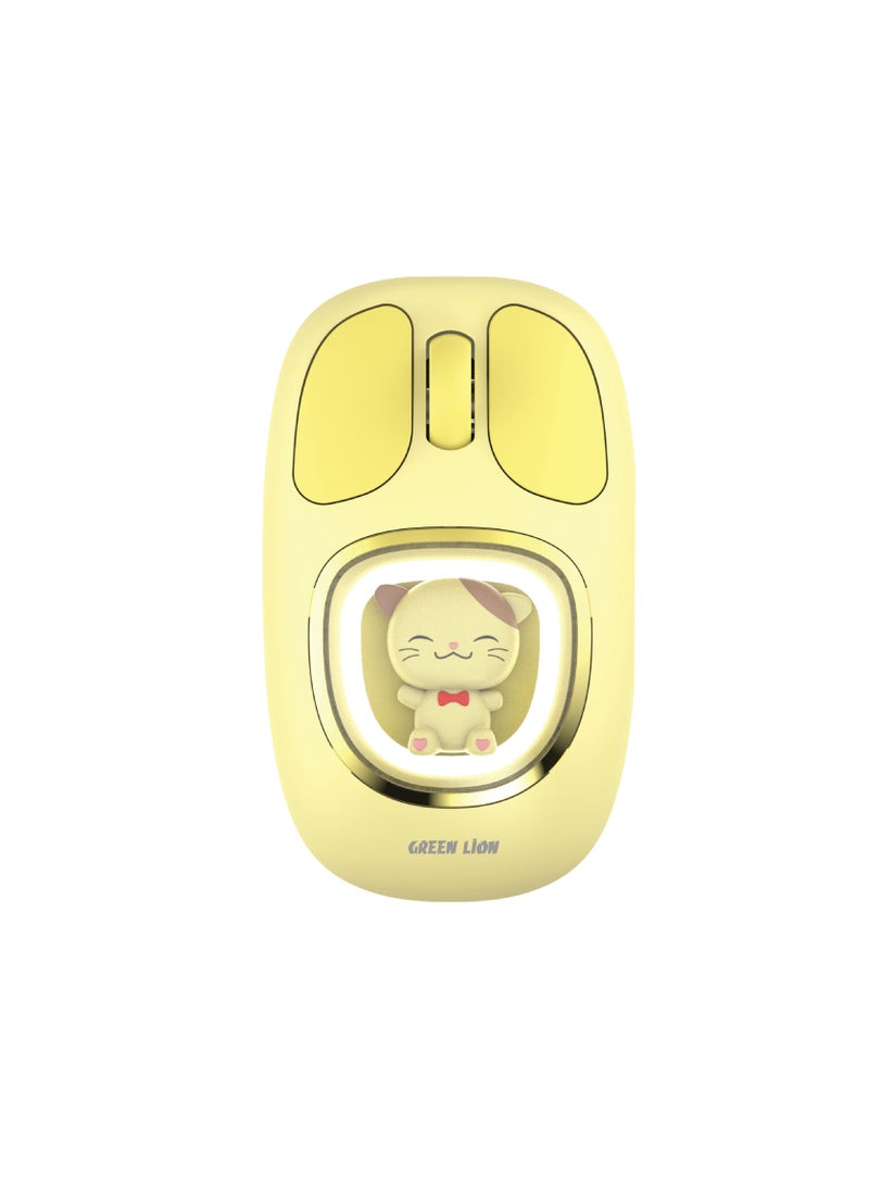 Moosh Wireless Mouse - Yellow