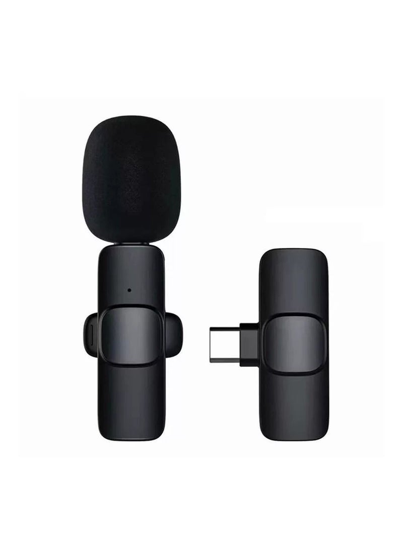 Wireless Microphone For Android Type-C Plug And Play Lavalier Microphone With Noise Reduction