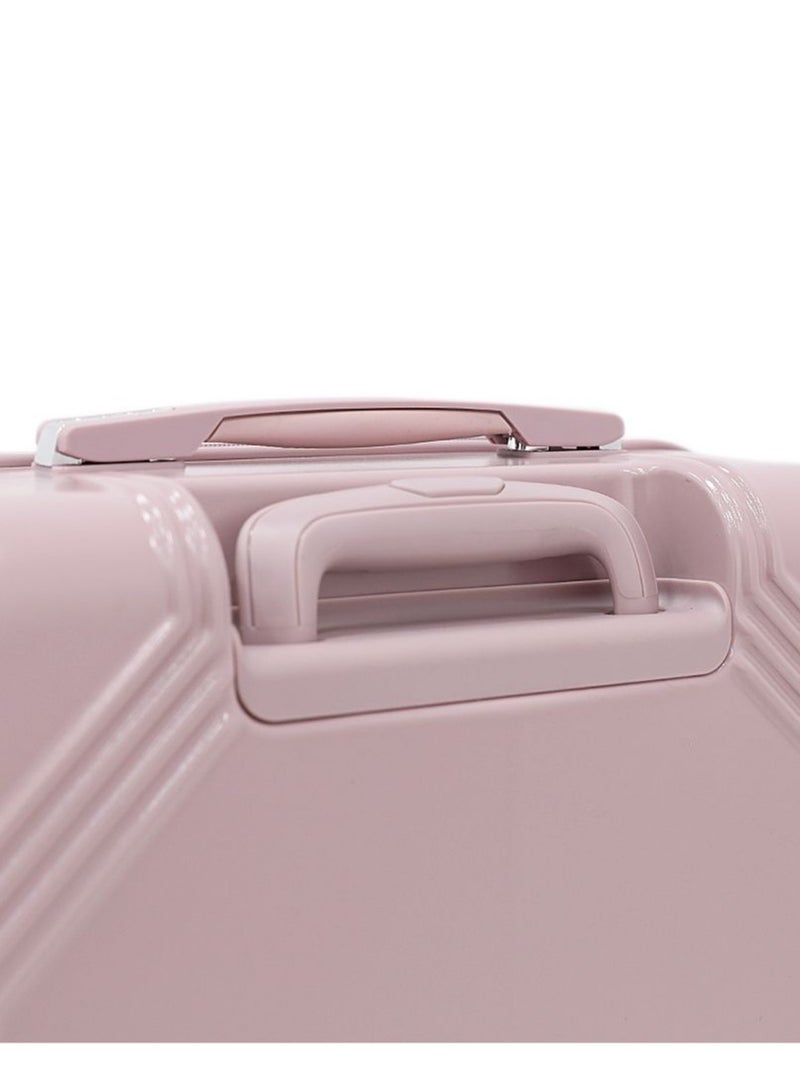 EUGENIA Hardside Luggage on Wheels for Unisex | Ultra Lightweight ABS on with Spinner Wheels 4 Color PINK