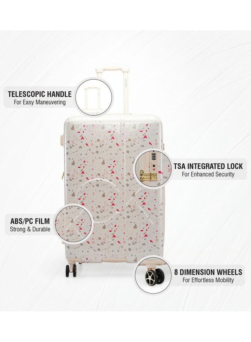 TERRAZZO ISLAND HS Hardside Spinner Luggage On Wheels, Ultra Lightweight ABS, 4 Double Wheels