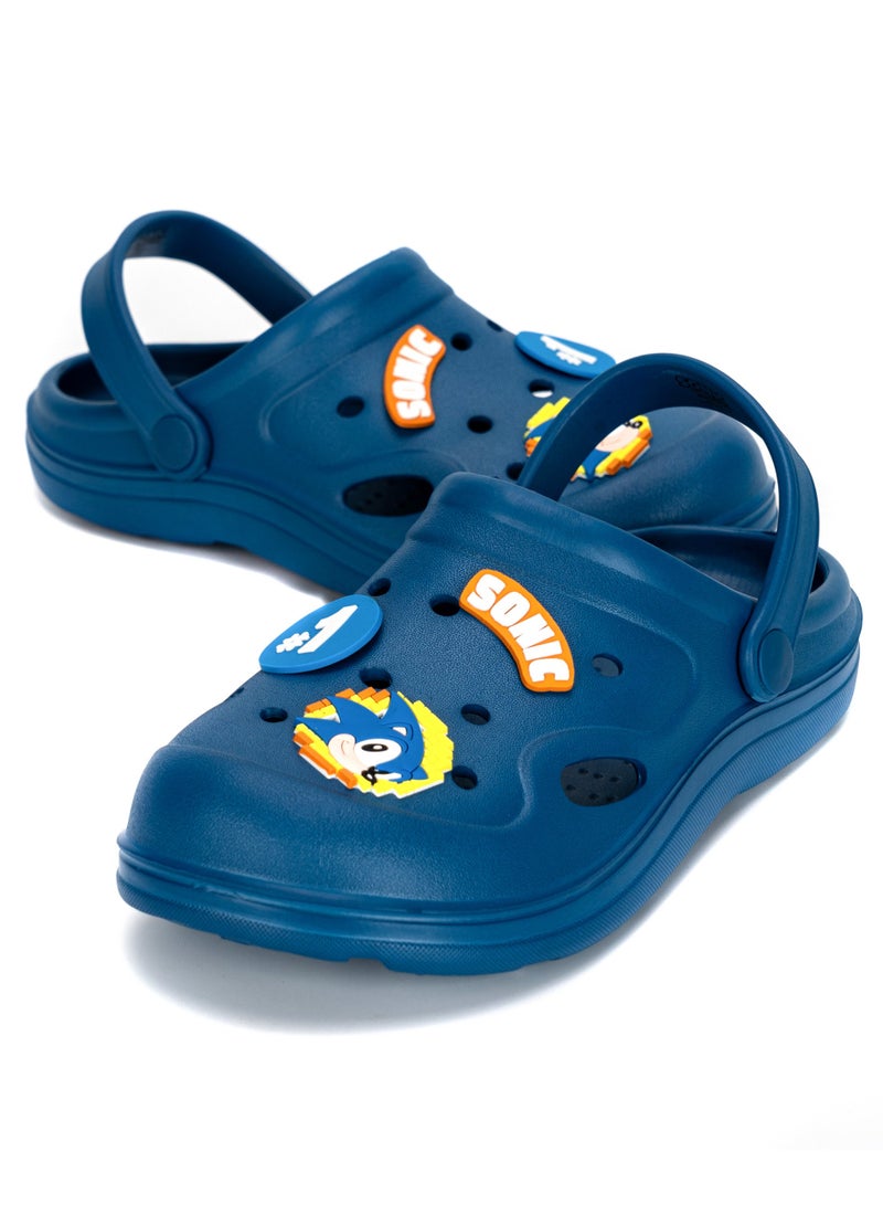 Comic Kicks by UrbanHaul Sonic the Hedgehog Clogs For Boys