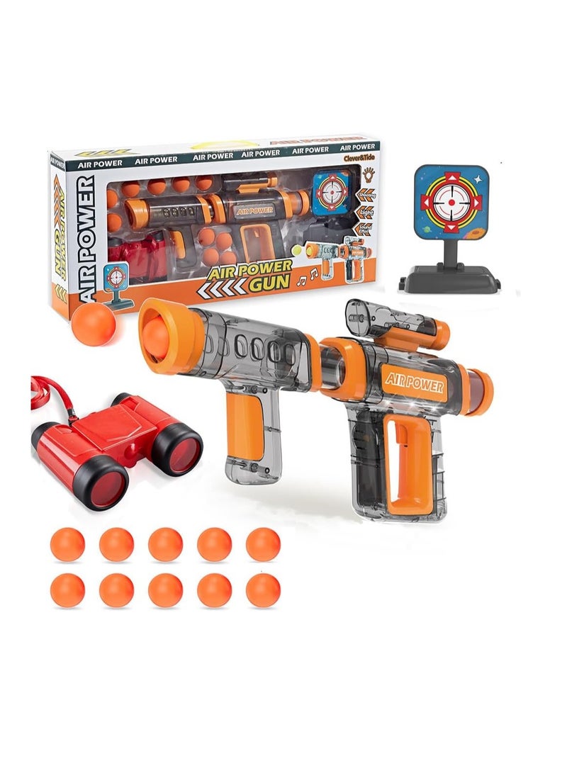 UKR Toy Shooting Gun Set | Includes Telescope & Plastic Target | Fun Pistol Shooting Game for Kids | Perfect for Boys and Girls