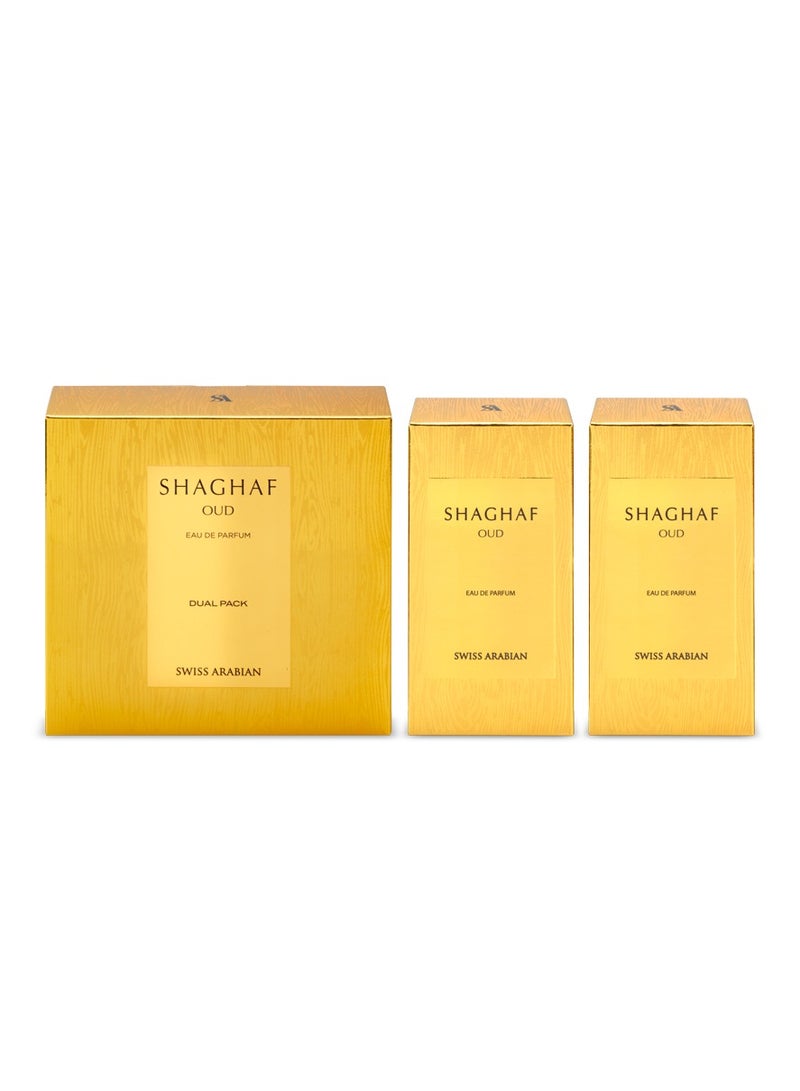 Shaghaf Oud Dual Pack 75ml Eau De Parfum x 2