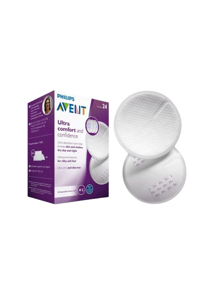 Philips Avent Ultra Comfort Disp B/Pads X24